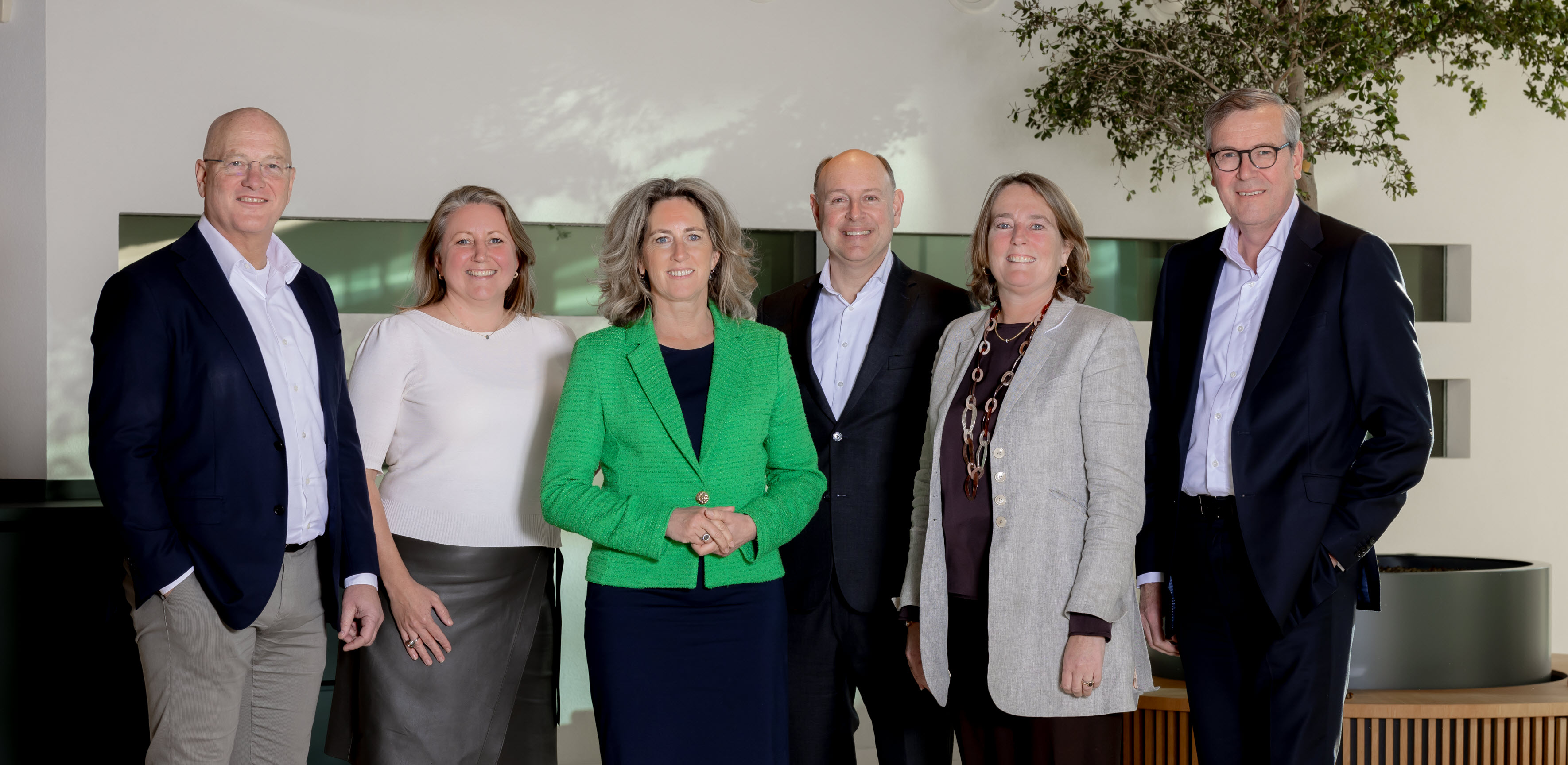 Groepsfoto van de Raad van Bestuur