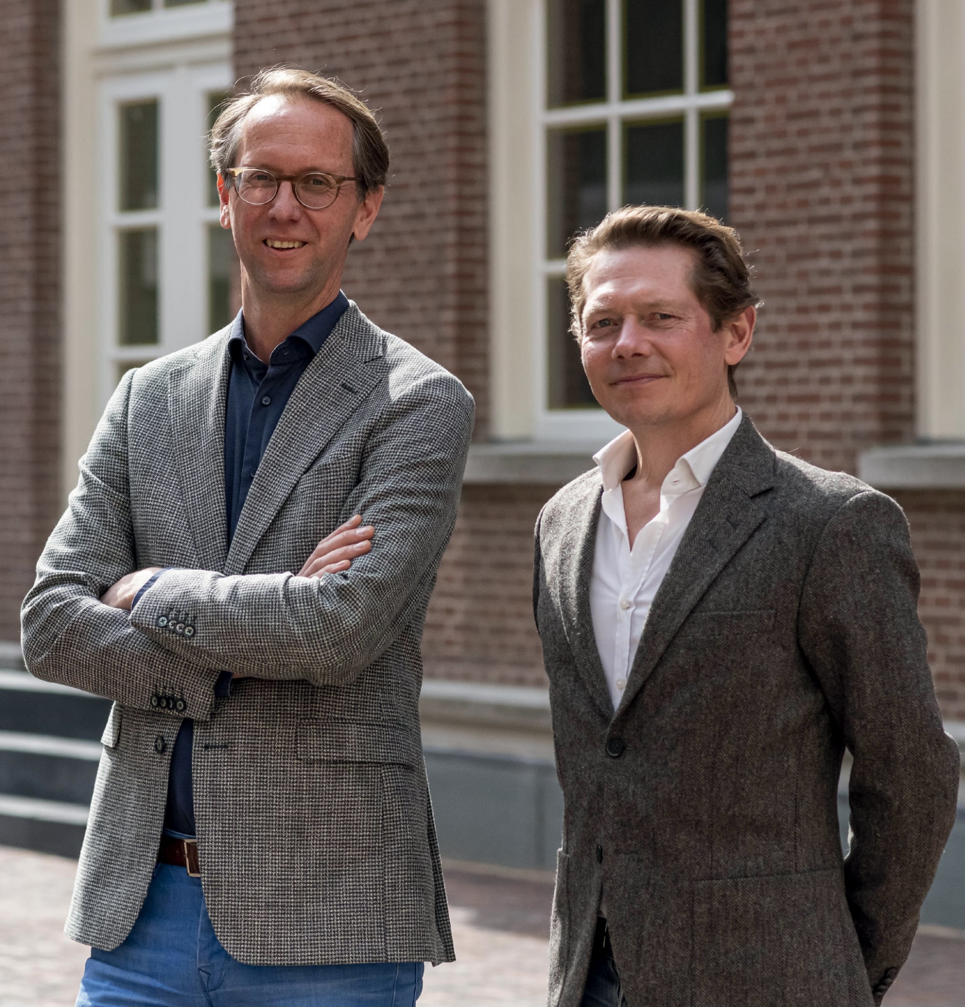 Portretfoto van Jeroen en Daan