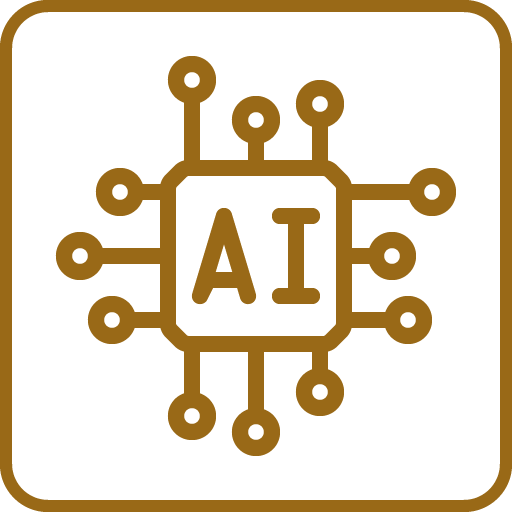 AI Icoon voor link naar inspirerende artikelen over AI in HR